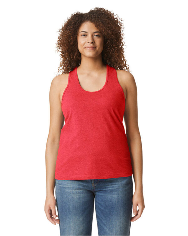 Gildan Ladies' Softstyle CVC Racerback Tank G672L - Image 8