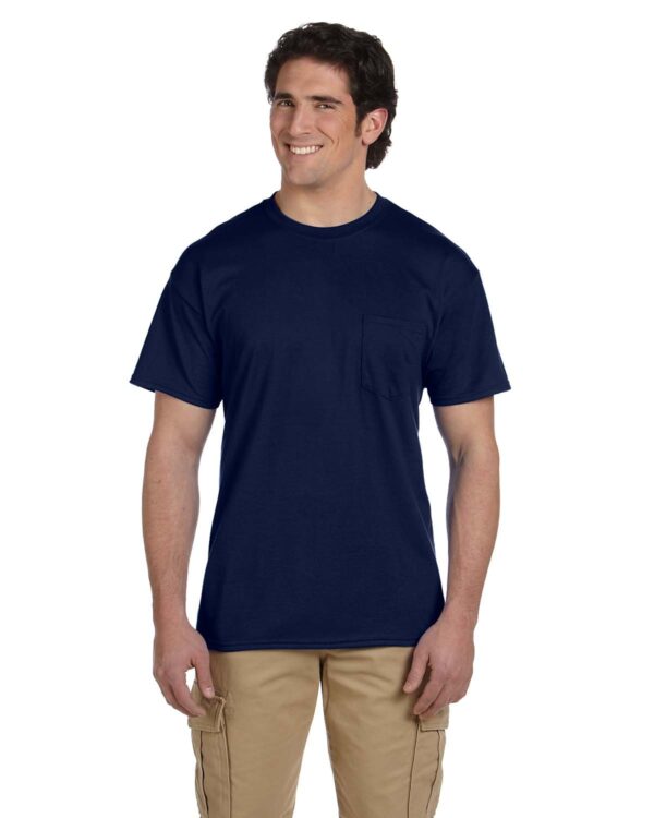 Gildan Adult 50/50 Pocket T-Shirt G830 - Image 8