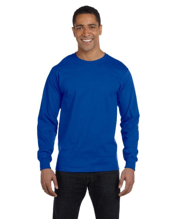 Gildan Adult 50/50 Long-Sleeve T-Shirt G840 - Image 7