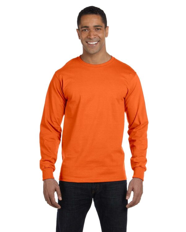 Gildan Adult 50/50 Long-Sleeve T-Shirt G840 - Image 9