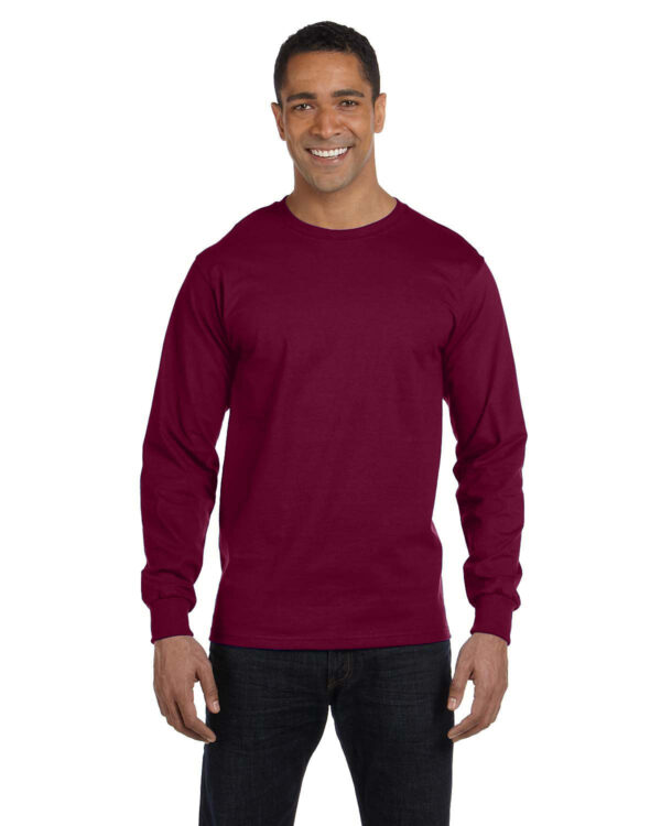 Gildan Adult 50/50 Long-Sleeve T-Shirt G840 - Image 10