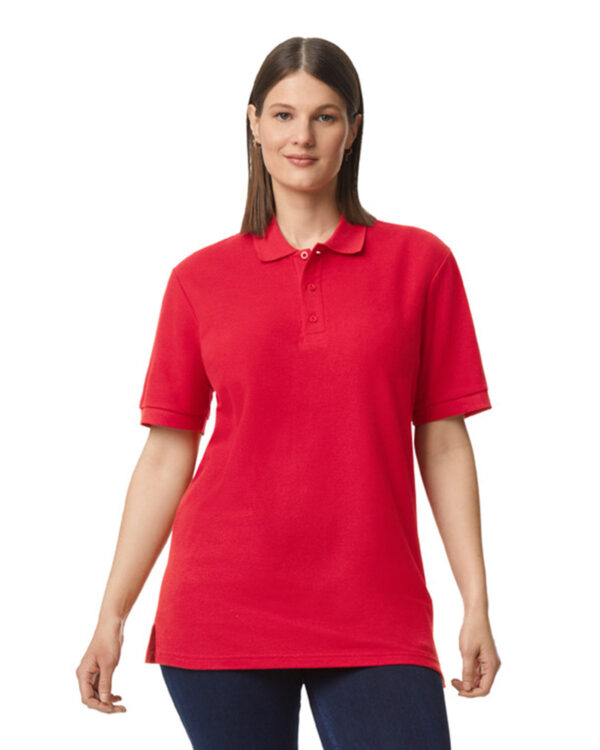 Gildan Unisex Midweight Double Pique Polo Shirt G858 - Image 5