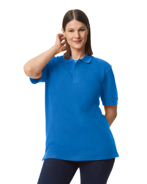 Gildan Unisex Midweight Double Pique Polo Shirt G858 - Image 6