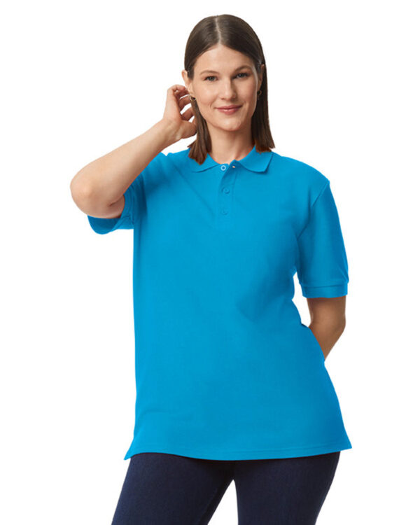 Gildan Unisex Midweight Double Pique Polo Shirt G858 - Image 8