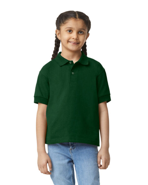 Gildan Youth 6 oz., 50/50 Jersey Polo Shirt G880B - Image 2