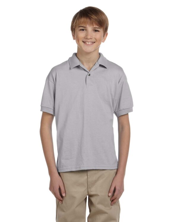 Gildan Youth 6 oz., 50/50 Jersey Polo Shirt G880B - Image 3