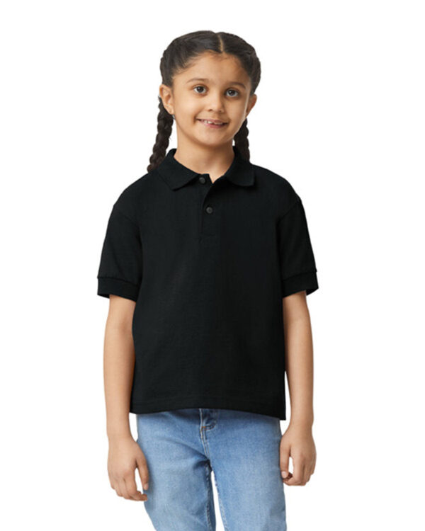 Gildan Youth 6 oz., 50/50 Jersey Polo Shirt G880B - Image 4