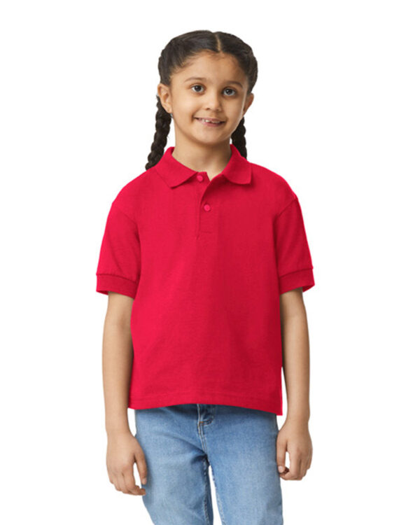 Gildan Youth 6 oz., 50/50 Jersey Polo Shirt G880B - Image 5