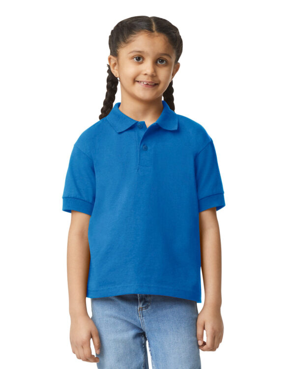 Gildan Youth 6 oz., 50/50 Jersey Polo Shirt G880B - Image 6