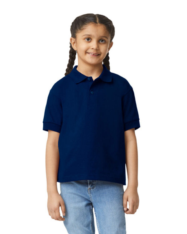 Gildan Youth 6 oz., 50/50 Jersey Polo Shirt G880B - Image 7