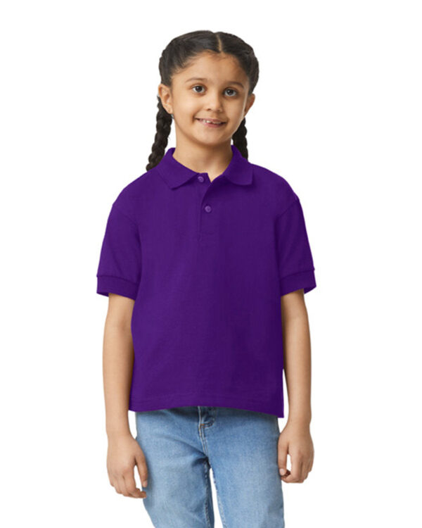 Gildan Youth 6 oz., 50/50 Jersey Polo Shirt G880B - Image 9