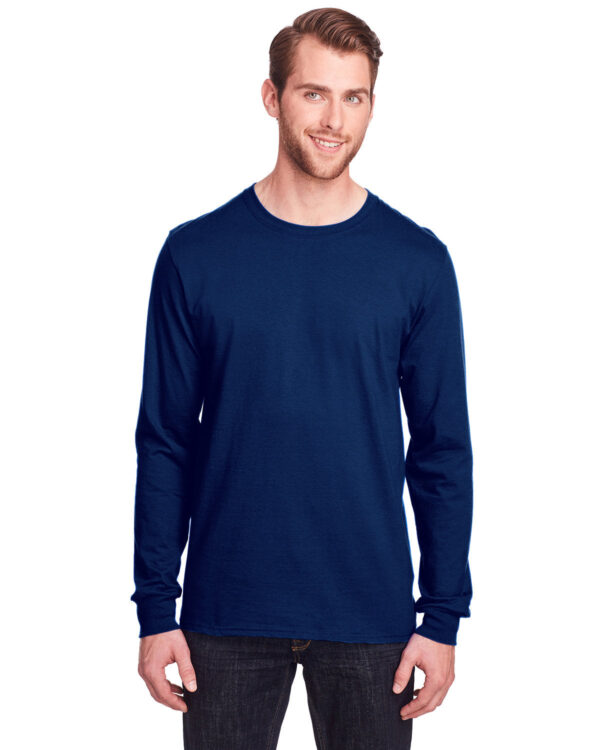 Fruit of the Loom Adult ICONICâ„¢ Long Sleeve T-Shirt: Enduring Comfort with a Stylish Edge - Image 5