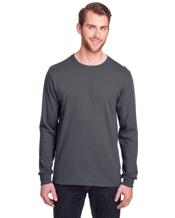 Fruit of the Loom Adult ICONICâ„¢ Long Sleeve T-Shirt: Enduring Comfort with a Stylish Edge - Image 4