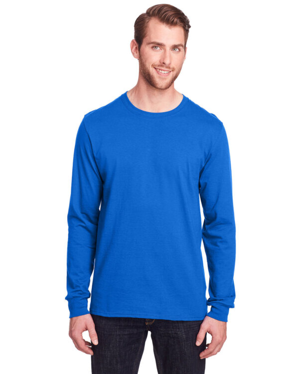 Fruit of the Loom Adult ICONICâ„¢ Long Sleeve T-Shirt: Enduring Comfort with a Stylish Edge - Image 8