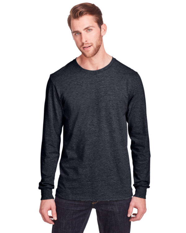 Fruit of the Loom Adult ICONICâ„¢ Long Sleeve T-Shirt: Enduring Comfort with a Stylish Edge - Image 3