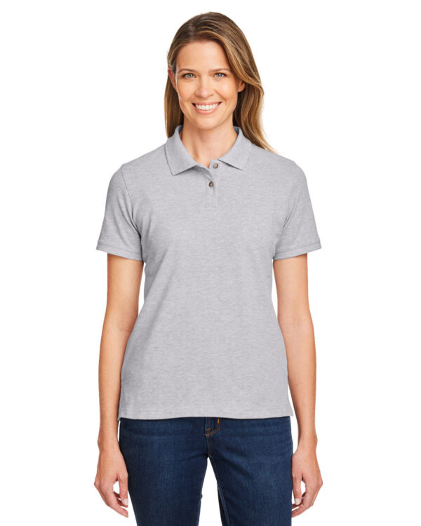 HARRITON Ladies' Ringspun Cotton PiquÃ© Polo Shirt: 6 oz. Short-Sleeve Elegance - Image 7