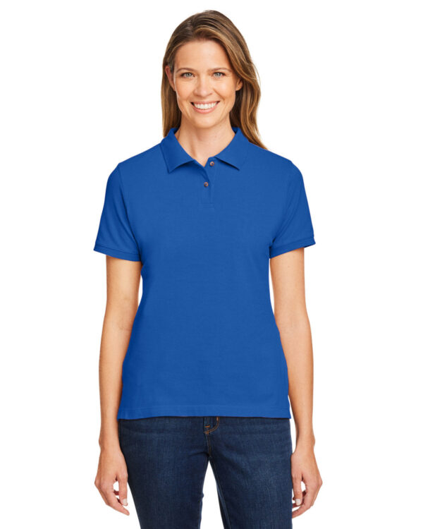 HARRITON Ladies' Ringspun Cotton PiquÃ© Polo Shirt: 6 oz. Short-Sleeve Elegance - Image 12