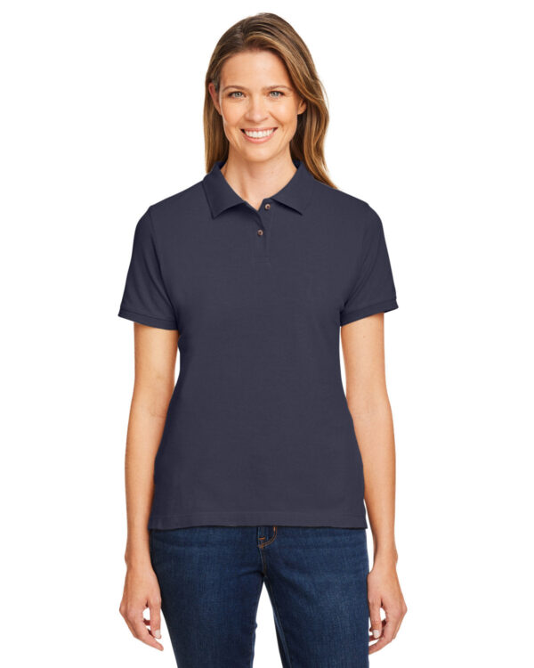 HARRITON Ladies' Ringspun Cotton PiquÃ© Polo Shirt: 6 oz. Short-Sleeve Elegance - Image 9