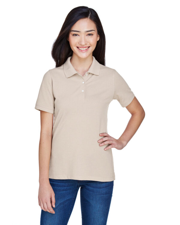 HARRITON Ladies' 5.6 oz. Easy Blend Polo Shirt: Effortless Elegance - Image 13