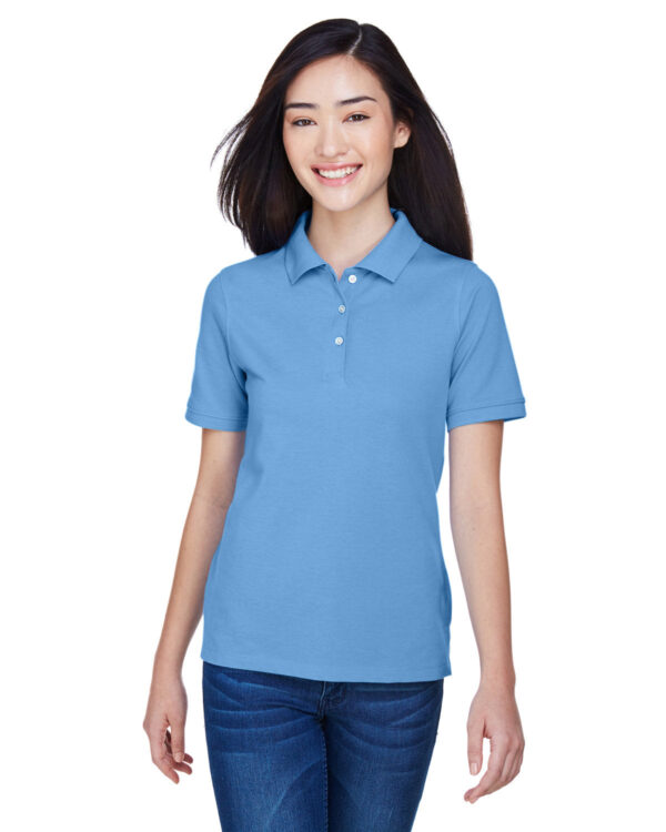 HARRITON Ladies' 5.6 oz. Easy Blend Polo Shirt: Effortless Elegance - Image 11