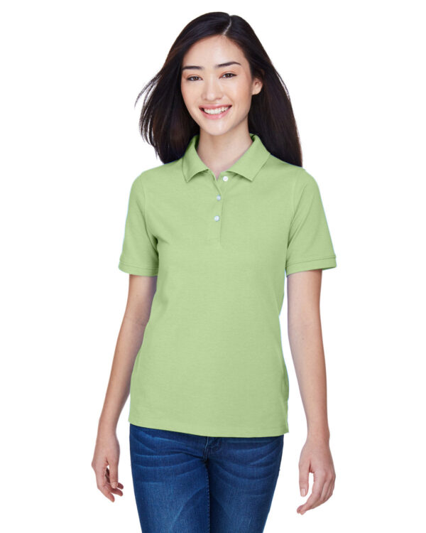 HARRITON Ladies' 5.6 oz. Easy Blend Polo Shirt: Effortless Elegance - Image 10