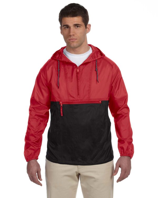 Harriton Adult Packable Nylon Jacket: Compact Protection for All Weather. - Image 3