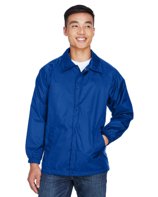 Harriton Adult Nylon Staff Jacket: Professional Style and Practical Design for All. - Image 3