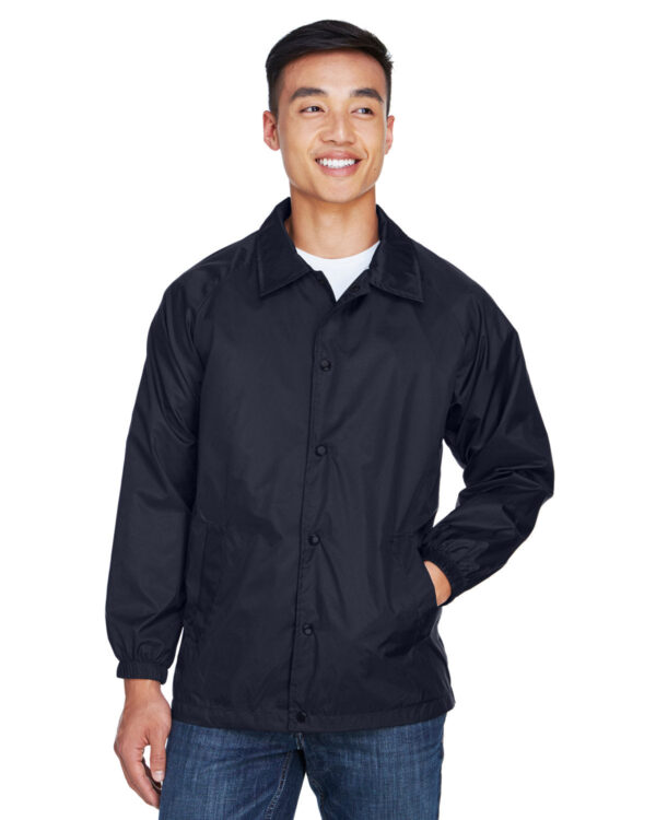 Harriton Adult Nylon Staff Jacket: Professional Style and Practical Design for All. - Image 2