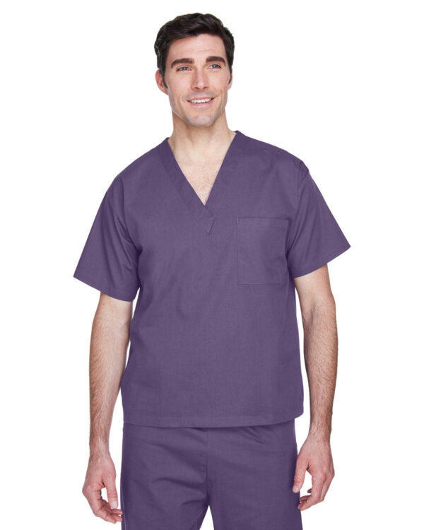 Harriton Adult Restore 4.9 oz. Scrub Top: Comfortable and Functional Medical Attire. - Image 6