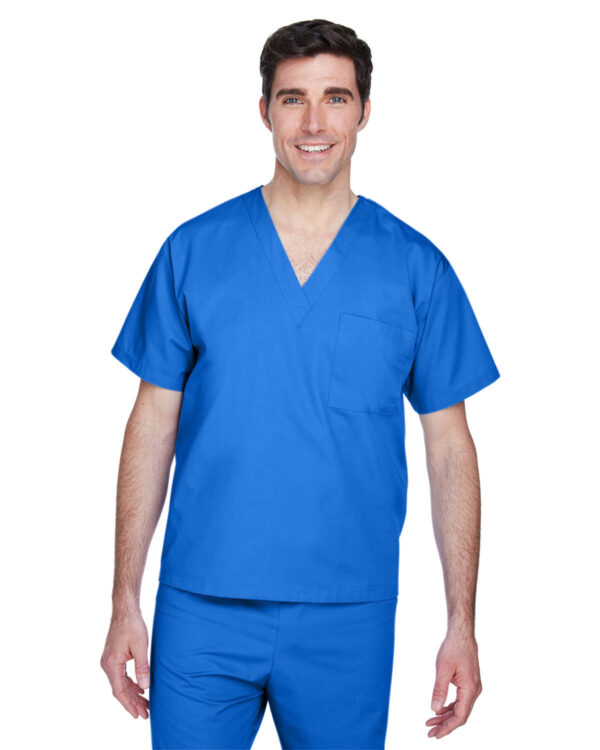 Harriton Adult Restore 4.9 oz. Scrub Top: Comfortable and Functional Medical Attire. - Image 9