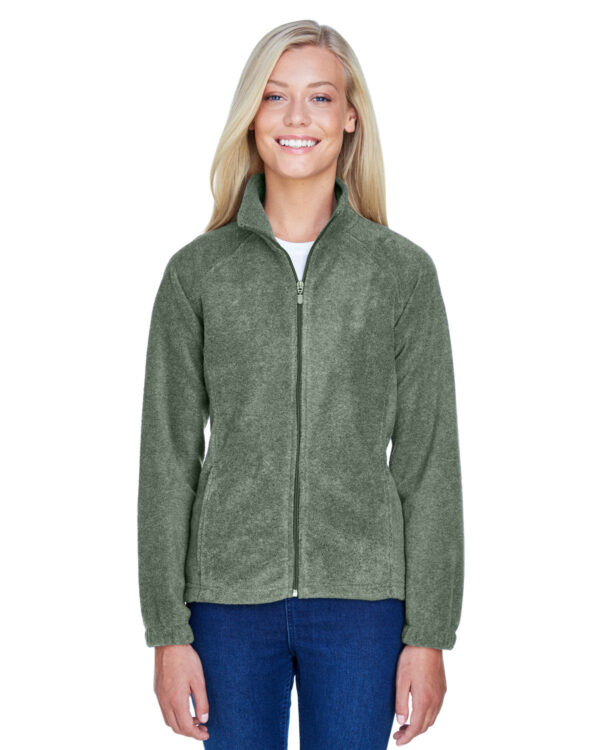 Harriton Ladies' 8 oz. Full-Zip Fleece: Cozy Comfort and Style in a Full-Zip Design. - Image 6