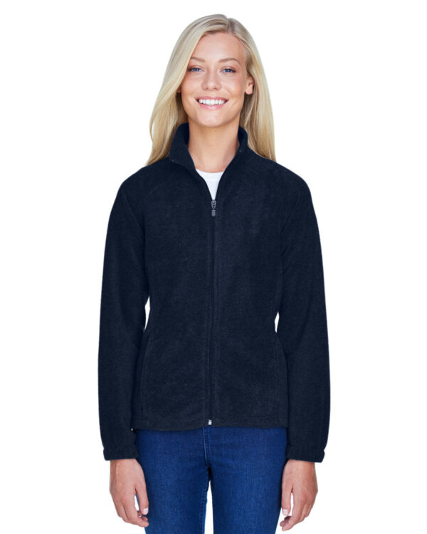 Harriton Ladies' 8 oz. Full-Zip Fleece: Cozy Comfort and Style in a Full-Zip Design. - Image 8