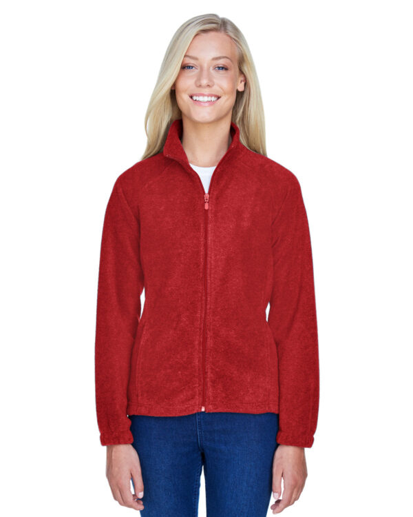 Harriton Ladies' 8 oz. Full-Zip Fleece: Cozy Comfort and Style in a Full-Zip Design. - Image 9