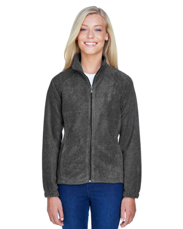 Harriton Ladies' 8 oz. Full-Zip Fleece: Cozy Comfort and Style in a Full-Zip Design. - Image 4