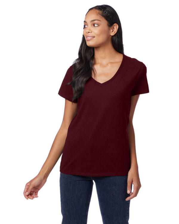 EXPERIENCE-PERFECT-STYLE-AND-COMFORT-WITH-THE-HANES-LADIES-PERFECT-T-V-NECK-T-SHIRT