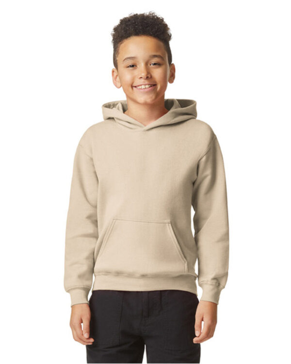 Gildan Youth Softstyle Midweight Fleece Hooded Sweatshirt SF500B - Image 4