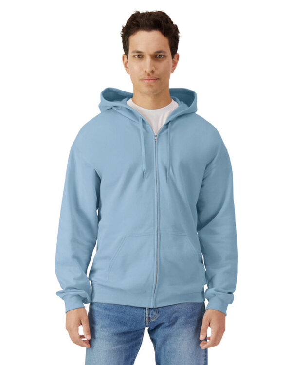 Gildan Unisex Softstyle Fleece Hooded Sweatshirt SF600 - Image 3