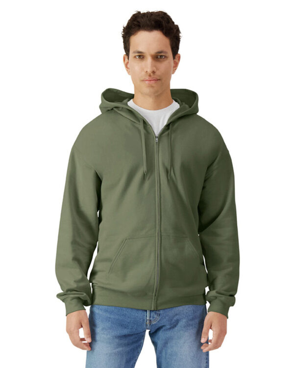 Gildan Unisex Softstyle Fleece Hooded Sweatshirt SF600 - Image 6