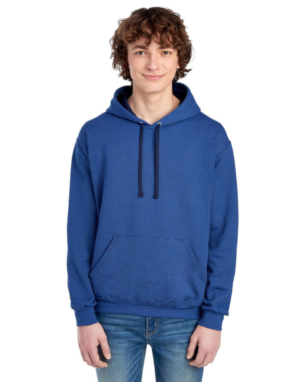 Fruit of the Loom Adult SofSpunÂ® Striped Hooded Sweatshirt: Elevate Comfort with Classic Striped Style