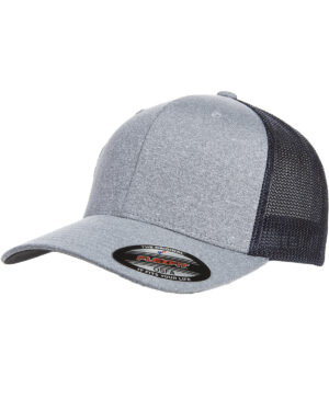 Flexfit Adult Poly MÃ©lange Stretch Mesh Cap: Fusion of Style and Comfort